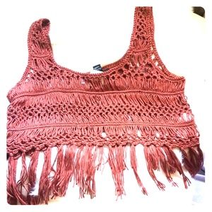 Crochet festival crop top